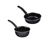 ATEVON Induction-Friendly Nonstick Aluminium Cookware Set - Tadka Pans and Saucepan Combo