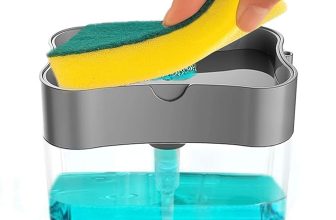 Antson 2 in 1 Soap Dispenser for Dishwasher Liquid