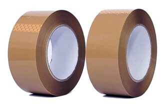 AIPL BOPP Packaging Brown Tape - 48MM X 50 Meter| Pack Of 2 | For Packaging