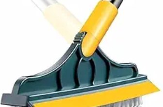 Rylan Stainless Steel Bathroom Cleaning Brush Bathroom Cleaning Accessories Tiles Cleaning Brush Bathroom Brush with Long Handle Tile Cleaner Brush Bathroom Floor Cleaning Brush