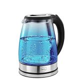 Pigeon by Stovekraft Crystal Glass Electric Kettle 1.8 litre with LED Illumination, Heat Resistant Pyrex 1500 Watt